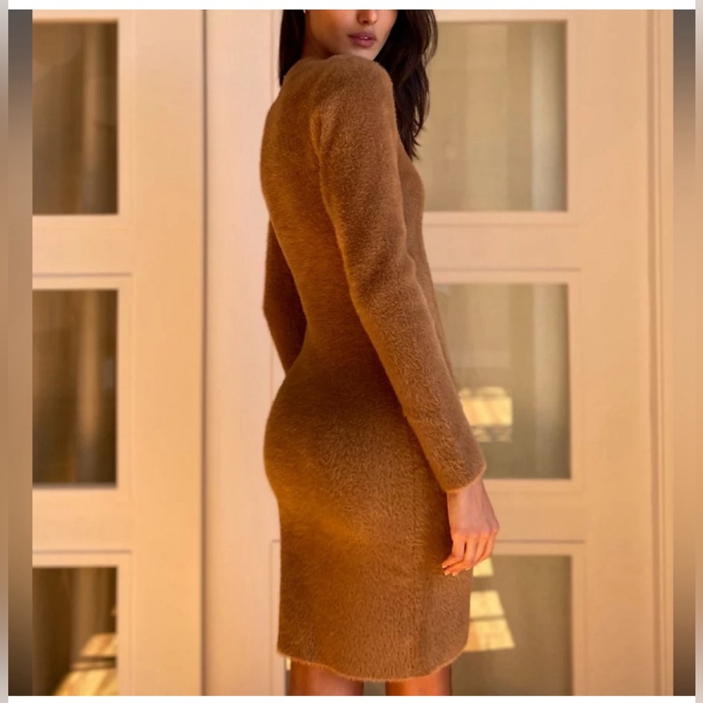 Aritzia Babaton fuzzy sweater dress, very warm and sexy! - Picture 3 of 14
